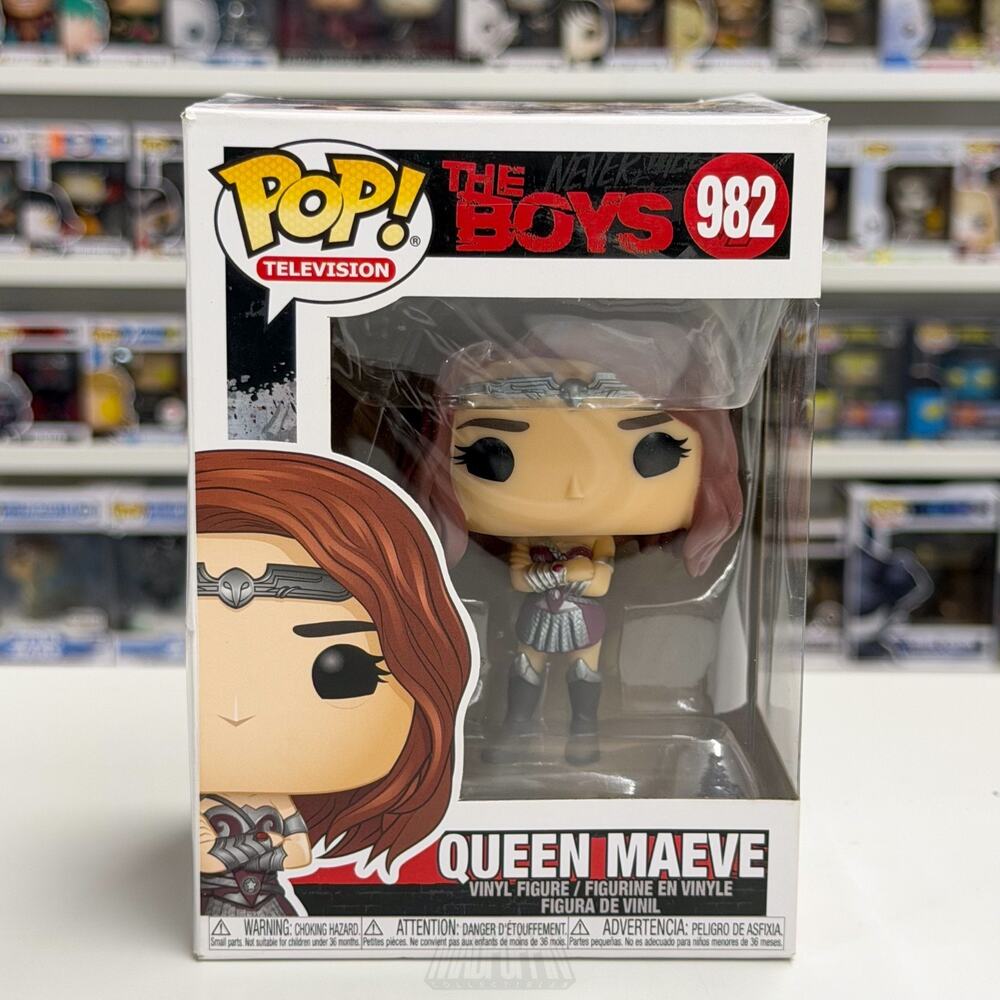 Funko Pop TV The Boys Queen Maeve 982 Seven Vought Warrior Supe Toy Vinyl Figure